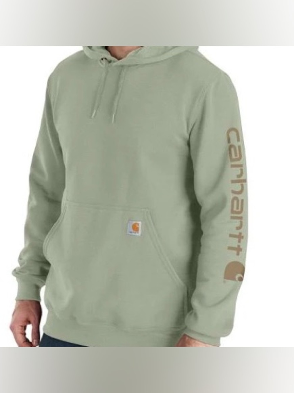 Carhartt Men's Sage Green Hoodie